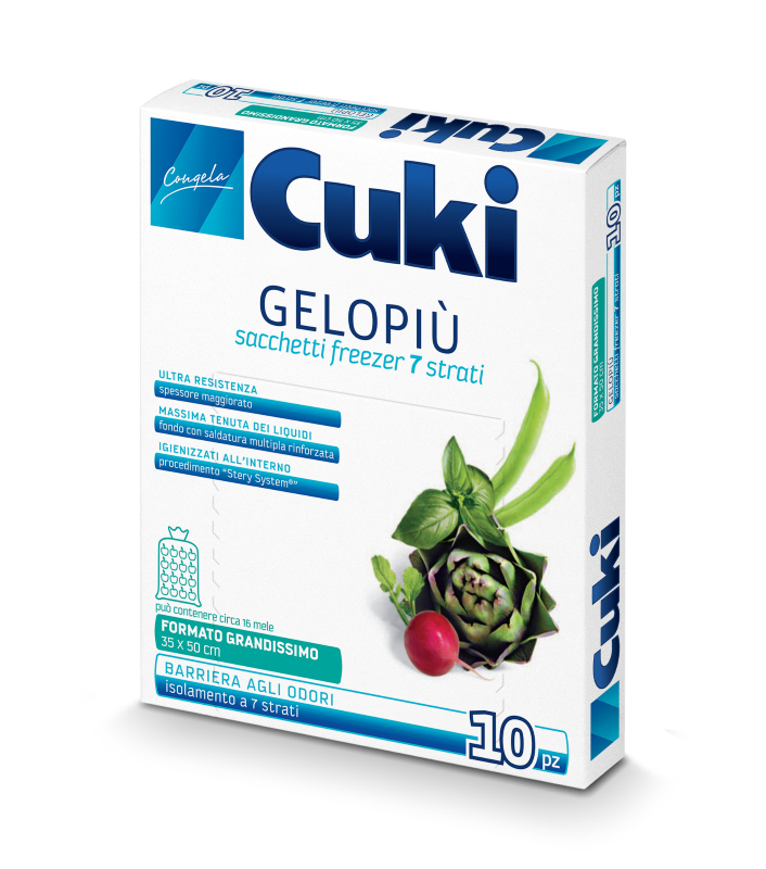 SACCHETTI FRIGO CUKI GELOPIU PZ.10 - CM.35X50