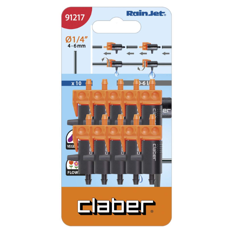 GOCCIOLATORE IN LINEA A "L" CLABER 91217