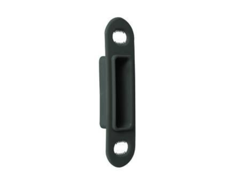 POZZETTO 709 PER CONTROPIASTRA G188 NERO OPACO - mm.81,8x21,8 in abs