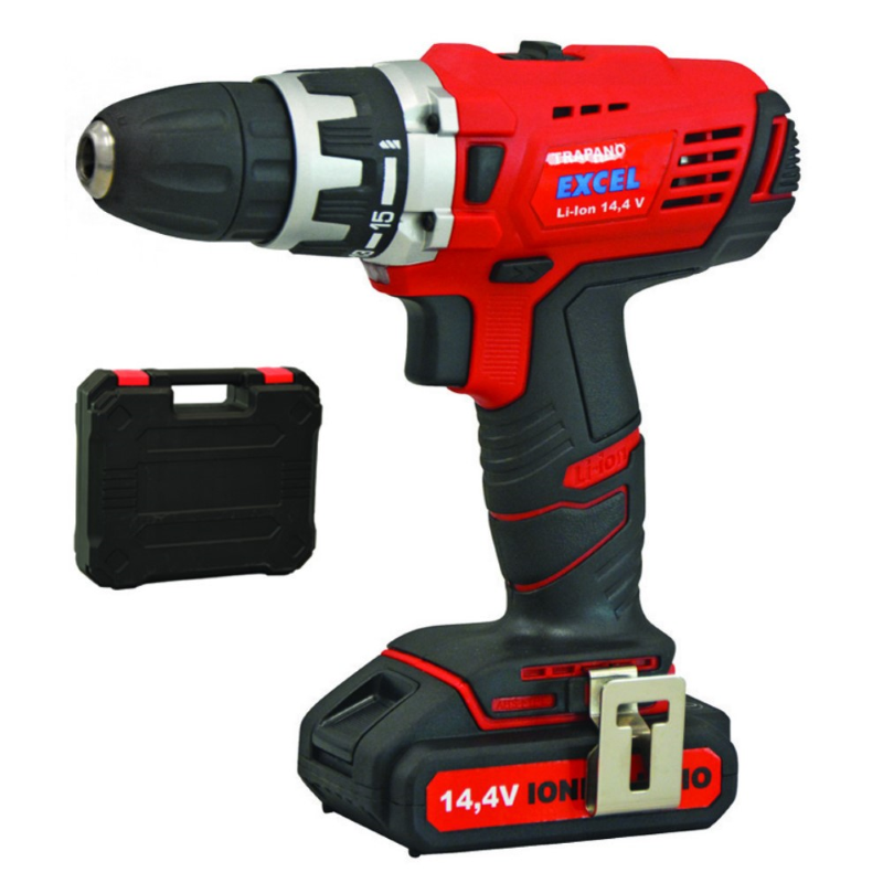TRAPANO AVVITATORE MANDR. AUTOSERR. MM.10 CONN. USB BATT. LITIO 14,4V