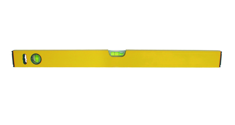 LIVELLA IN ALLUMINIO CON DUE BOLLE- cm.50