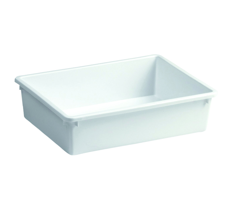 BACINELLA PER FRIGO IN POLIPROPILENE BIANCA - cm.50x35x12h. lt.15