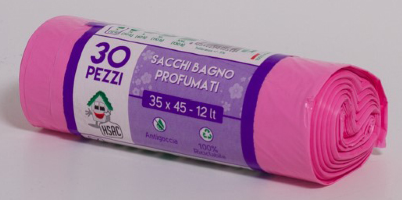 SACOK BUSTE PATT. BAGNO CM35X45 PZ.30 RO