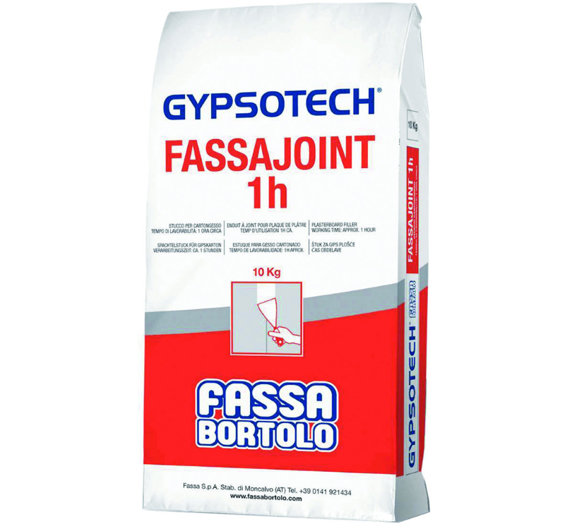 FASSA FASSAJOINT H1 STUCCO PER CARTONGESSO IN POLVERE - kg.10 in sacco