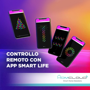 CATENA LUMINOSA 66 SFERE SMART RGB-IC Wi-Fi + Bluetooth