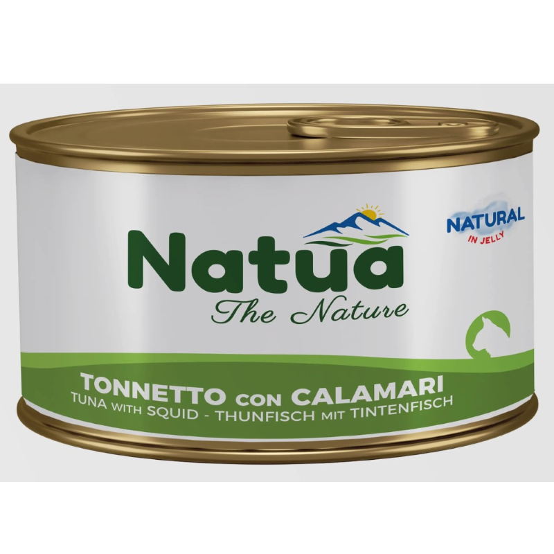 CIBO UMIDO PER GATTI LATTINA G.85 - TONNETTO CALAMARI