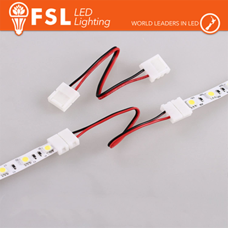 CONNETTORE RAPIDO 2END PER STRISCE LED - 10 mm