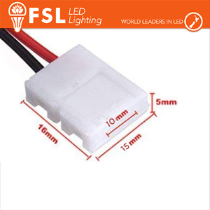 CONNETTORE RAPIDO 2END PER STRISCE LED - 10 mm