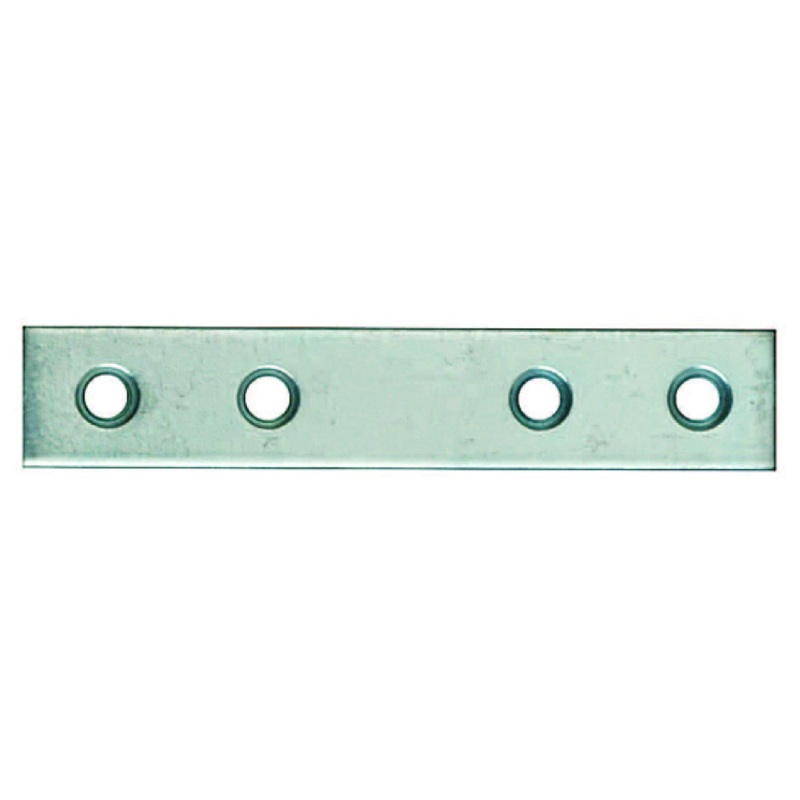 LASTRINA DRITTA 4 FORI ACCIAIO ZINCATO - mm.60x15