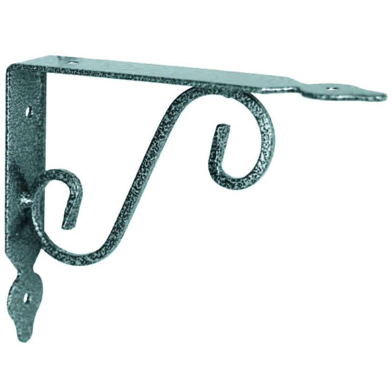 MENSOLE ORNAMENTALI BRACKETS EXTRA STRONG NERO/ARGENTO - mm.325x30x265h.