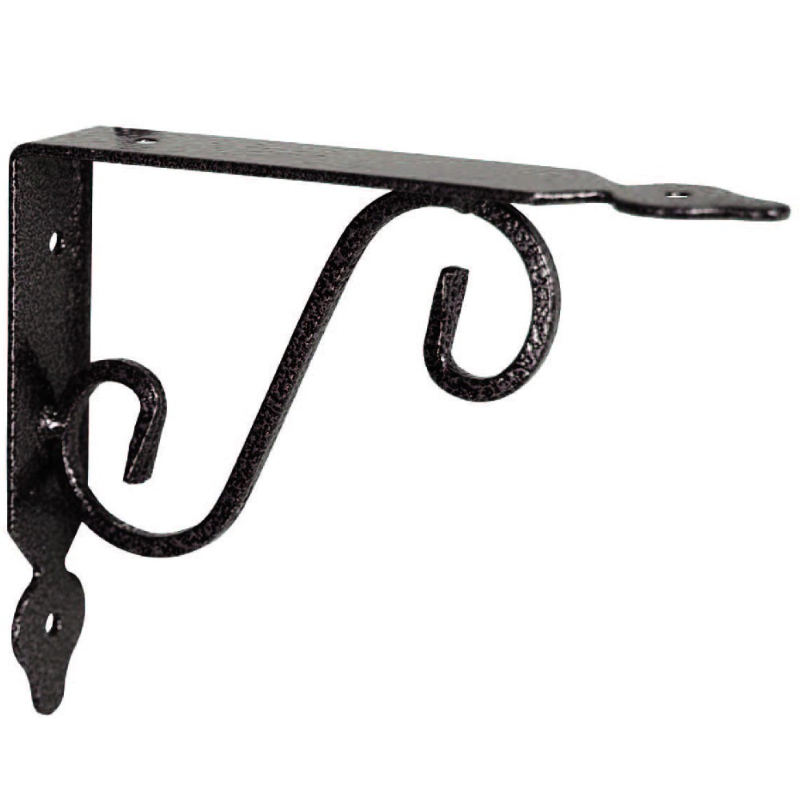 MENSOLE ORNAMENTALI BRACKETS EXTRA STRONG NERO/BRONZO     - mm.140x25x110h.