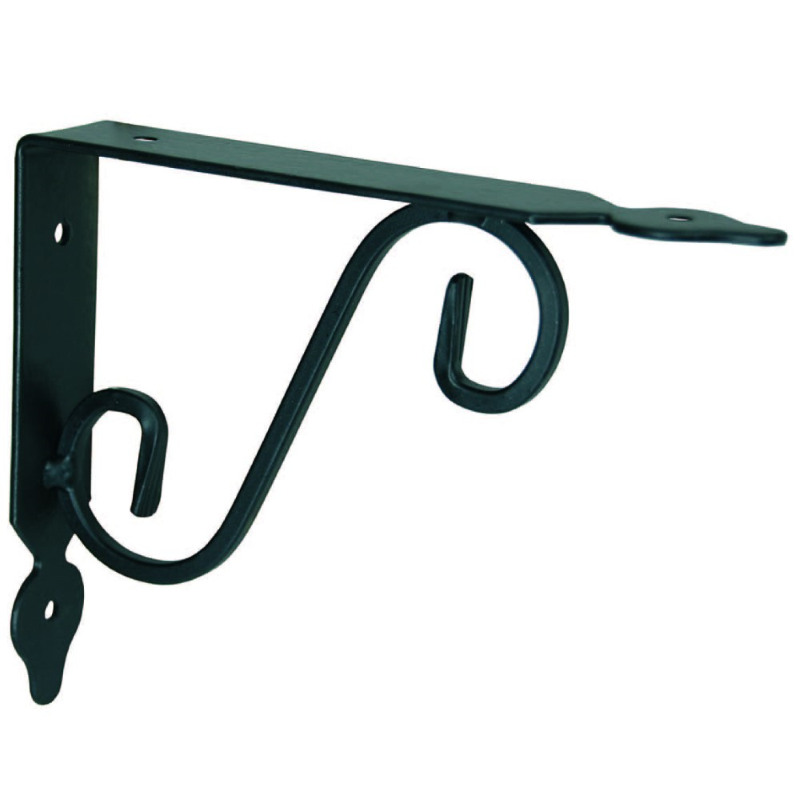 MENSOLE ORNAMENTALI BRACKETS EXTRA STRONG NERE     - mm.230x25x175h.