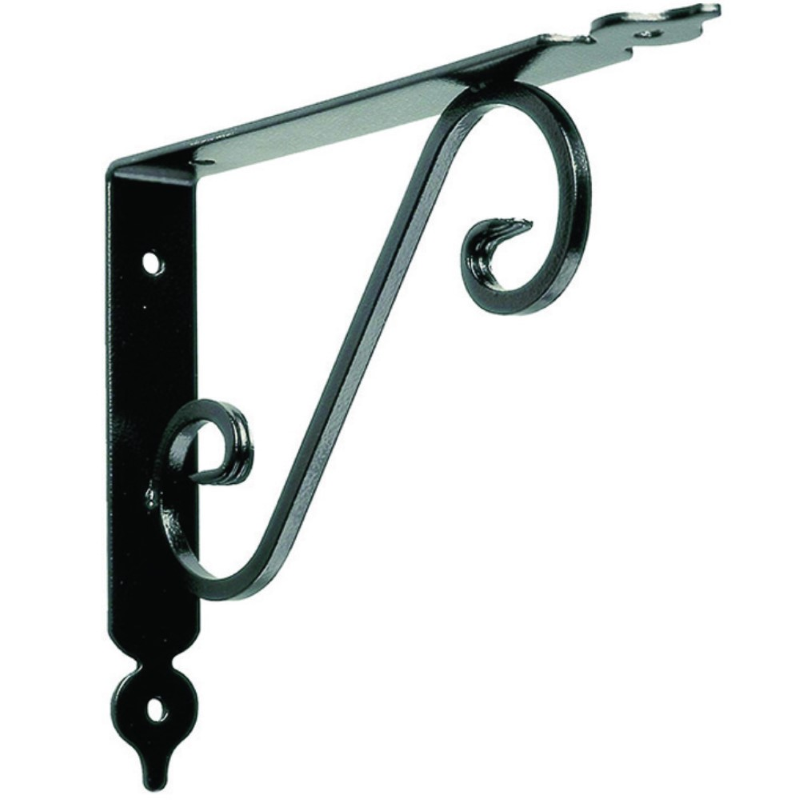 MENSOLE ORNAMENTALI BRACKETS NERE - mm.140x190x25