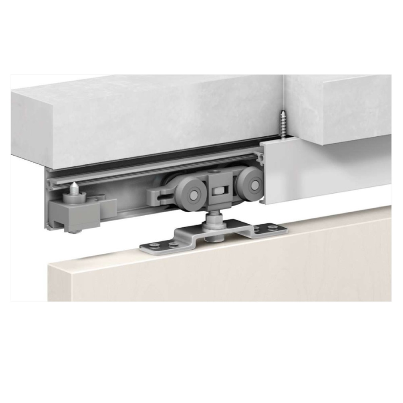 KIT COMPLETO BINARIO PER PORTA SCORREVOLE MT. 1,90 - 1400/019