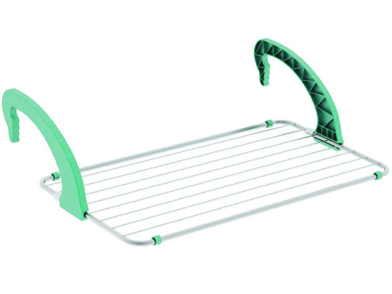 STENDIBIANCHERIA "BALCONY 10" ACCIAIO VERNICIATO MT.10- cm.55x109