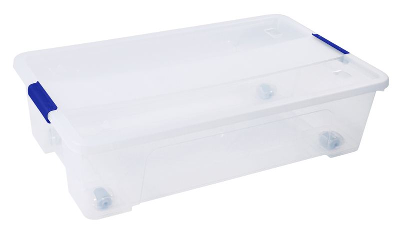 SCATOLA PP NEWTON C/COPERCHIO E RUOTE LT