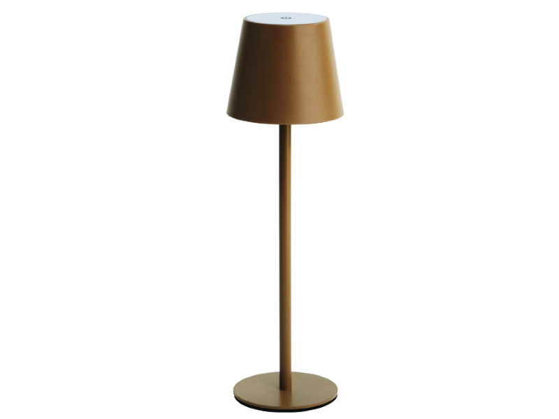 LAMPADA DA TAVOLO A LED RICARICABILE BRONZO- mm.105x360h.