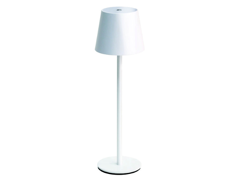 LAMPADA DA TAVOLO A LED RICARICABILE BIANCA- mm.105x360h.