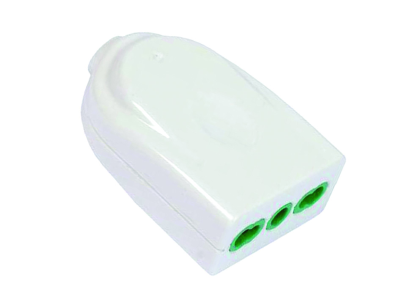 PRESA DRITTA 2 POLI + TERRA BIPASSO 16A "LINEA GARANTI"- bianca 82560-E