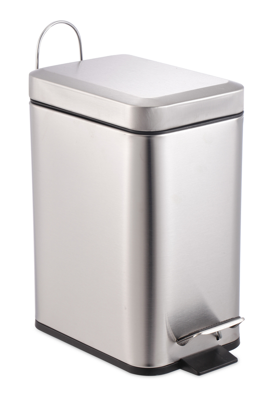 PATTUMIERA PEDALE INOX LT3 RETTANGOLARE