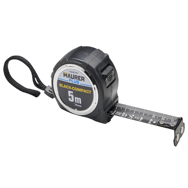 FLESSOMETRO BLACKSTAR NERO WATERPROOF MM25X5M