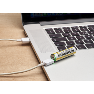 BATTERIA STILO RICARICABILE USB 1700MAH 1.5V 4PZ