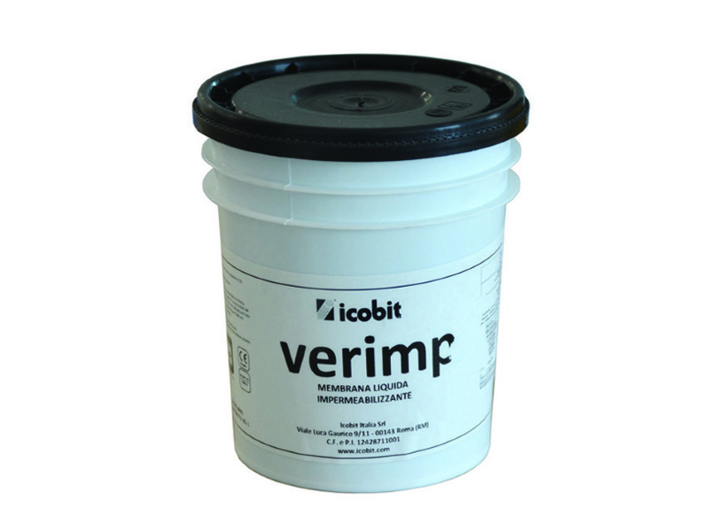 GUAINA LIQUIDA A BASE ACRILICA VERIMP- kg.1 bituminosa grigia