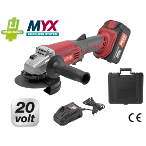 SMERIGLIATRICE ANGOLARE CON BATTERIA A LITIO 20V