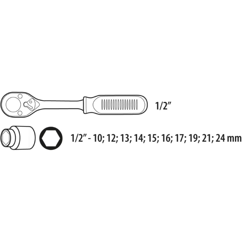 SET CHIAVI A BUSSOLA 1/2 SERIE PZ.11 - 38D652