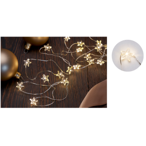 LUCI NATALE A BATTERIA 20 STELLINE LED