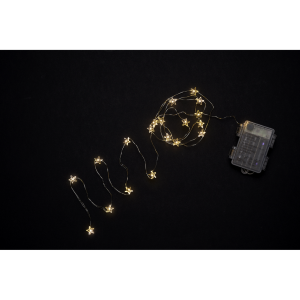 LUCI NATALE A BATTERIA 20 STELLINE LED
