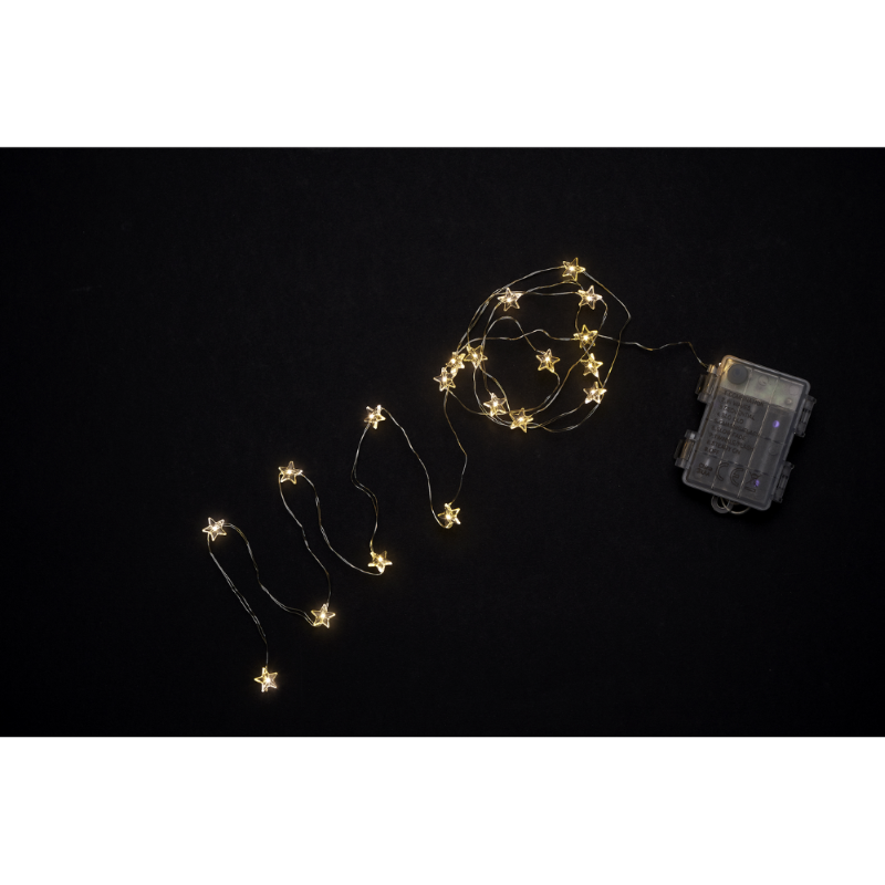 LUCI NATALE A BATTERIA 20 STELLINE LED