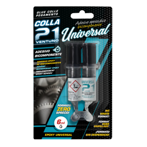 COLLA 21 ADESIVO BICOMPONENTE CON SICURA ML.6