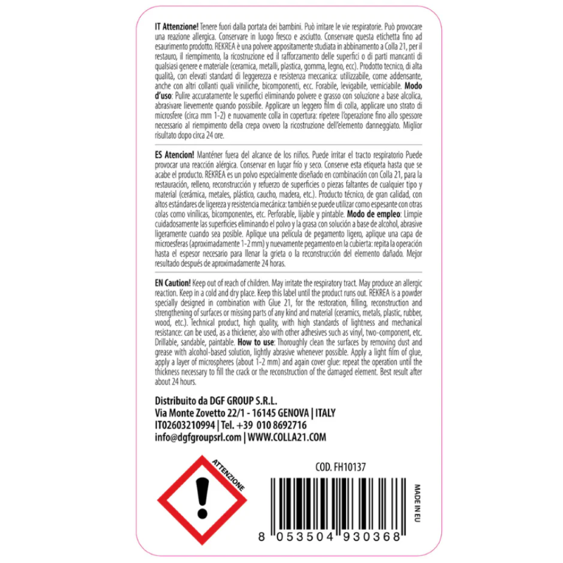 COLLA 21 MICROSFERE PER RICOSTRUZIONE ML.30