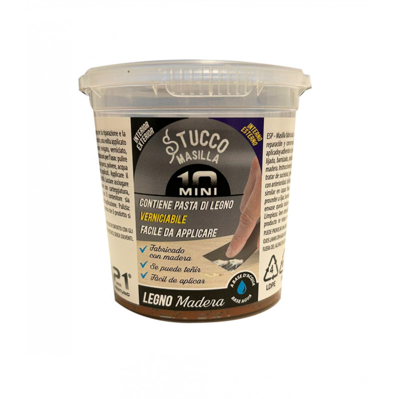 STUCCO PER LEGNO IN PASTA MASILLA 10 MINI G.250 - NOCE CHIARO