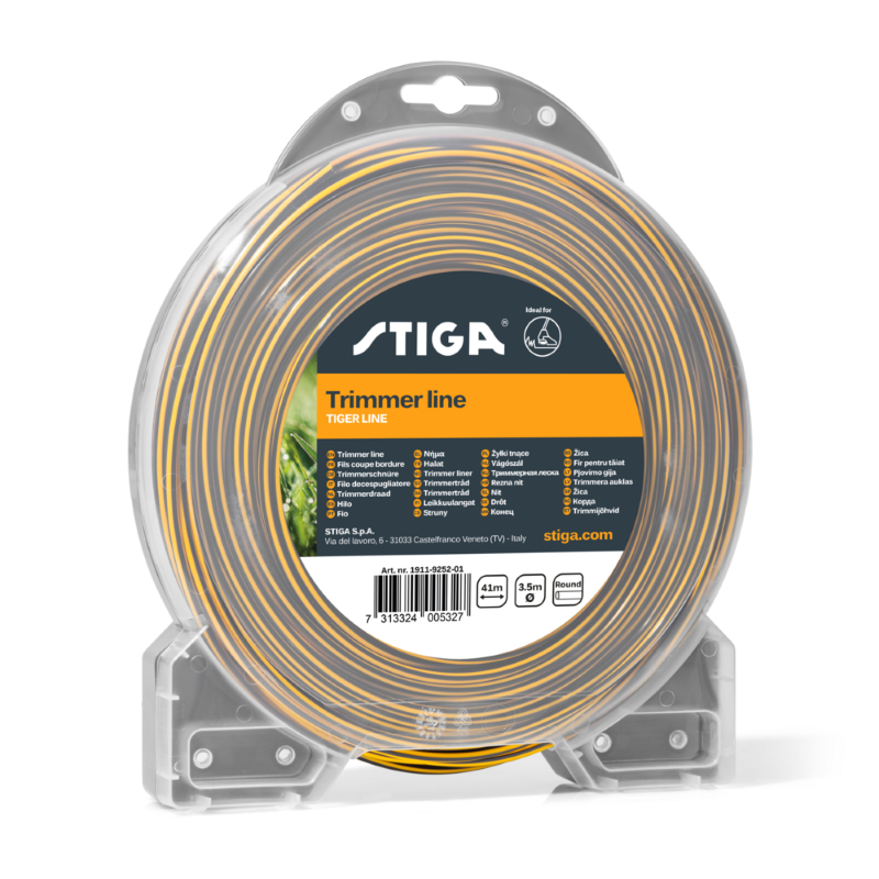 FILO PER DECESPUGLIATORE STIGA NYLON TRIMMER LINE - TONDO MT.56 - mm.3