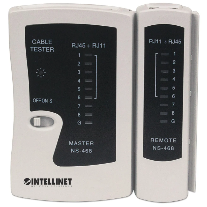 TESTER DI RETE PER CAVI RJ11/12 & RJ45