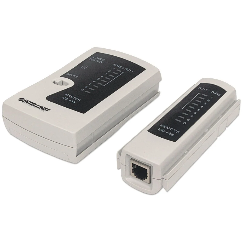 TESTER DI RETE PER CAVI RJ11/12 & RJ45