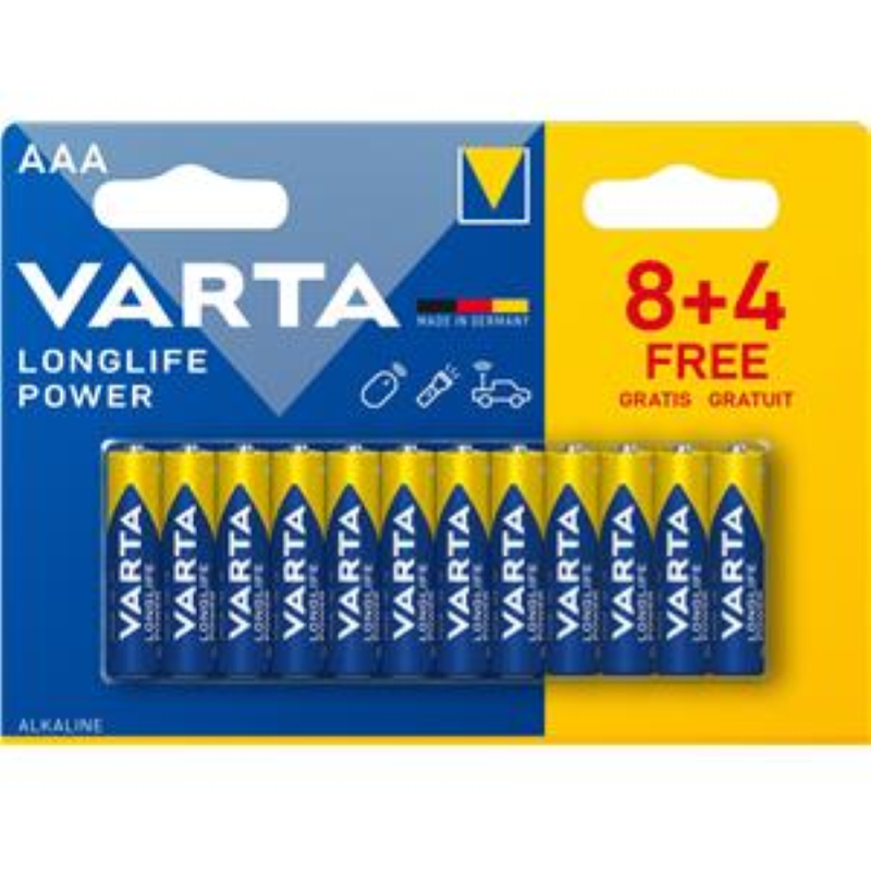 PILE VARTA POWER B M/STILO AAA 12PZ