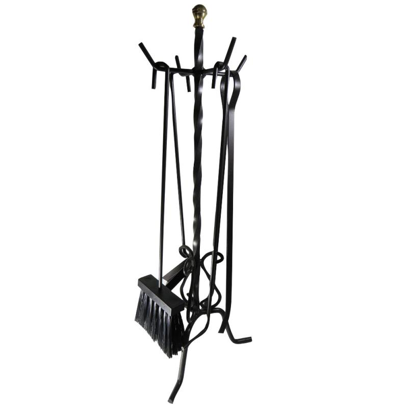 ACCESSORI CAMINO ACCIAIO SIENA 5PZ  22XH58CM