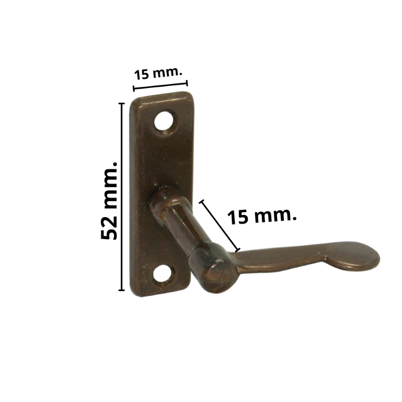 TAVELLINO ALLA ROMANA OTTONE BRONZATO A.392- MM.15