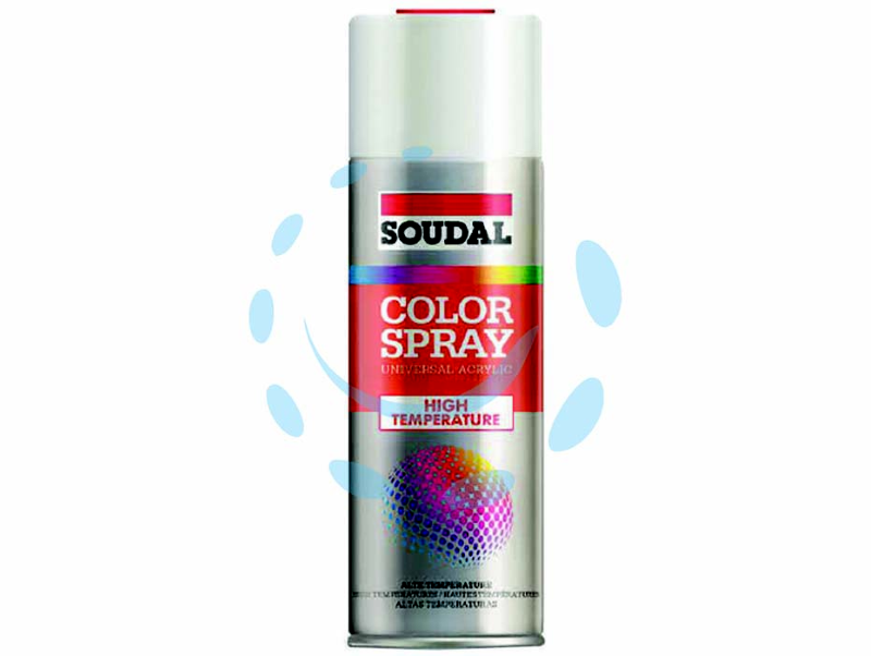 COLOR SPRAY ALTE TEMPERATURE SMALTO SPRAY- ml.400 - nero opaco (155560)