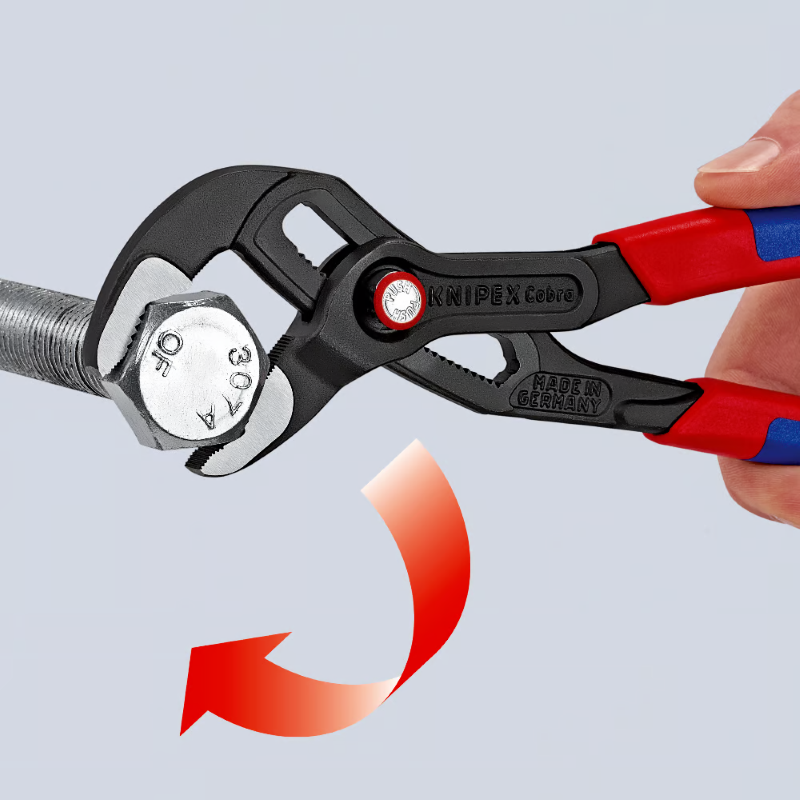 PINZA POLIGRIP COBRA QUICKSET PER TUBI E DADI DIN ISO 8976 - 8721 - mm.250