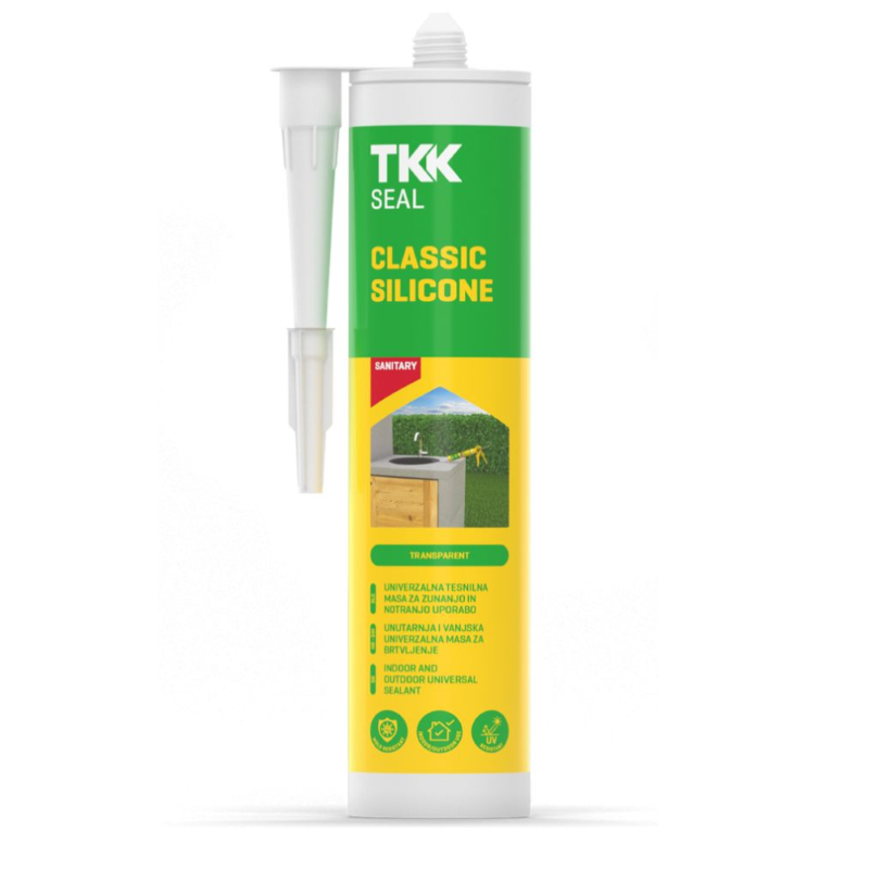 SILICONE ACETICO PER SANITARI SEAL SIL SANITARY TKK - ML.280 BIANCO