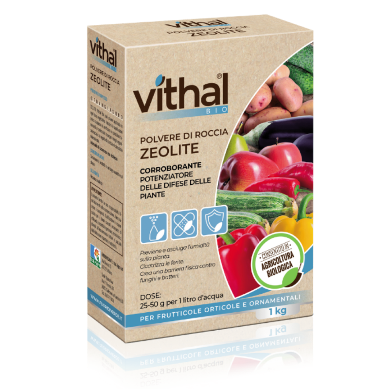 CONCIME INTEGRATORE POLVERE DI ROCCIA ZEOLITE VITHAL BIO -  KG.1