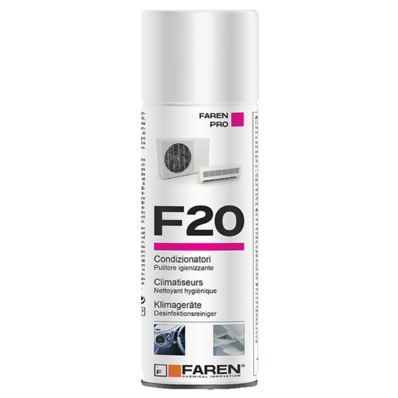 PULITORE IGIENIZZANTE PER CONDIZIONATORI F20 FAREN - ML.400