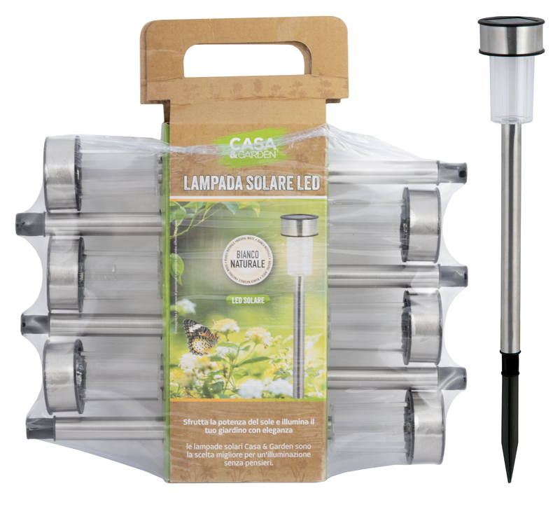 LAMPADA SOLARE LED CM4,5XH37 6PZ C&G