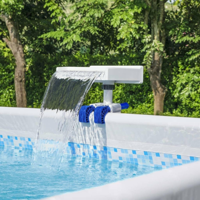 CASCADA CON LUCE PER PISCINA LED "FLOWCLEAR" RILASSANTE - cm.34x24x32 - (art.58619)