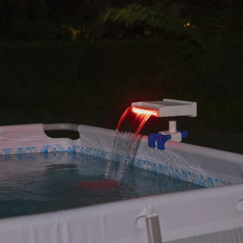 CASCADA CON LUCE PER PISCINA LED "FLOWCLEAR" RILASSANTE - cm.34x24x32 - (art.58619)