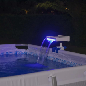 CASCADA CON LUCE PER PISCINA LED "FLOWCLEAR" RILASSANTE - cm.34x24x32 - (art.58619)